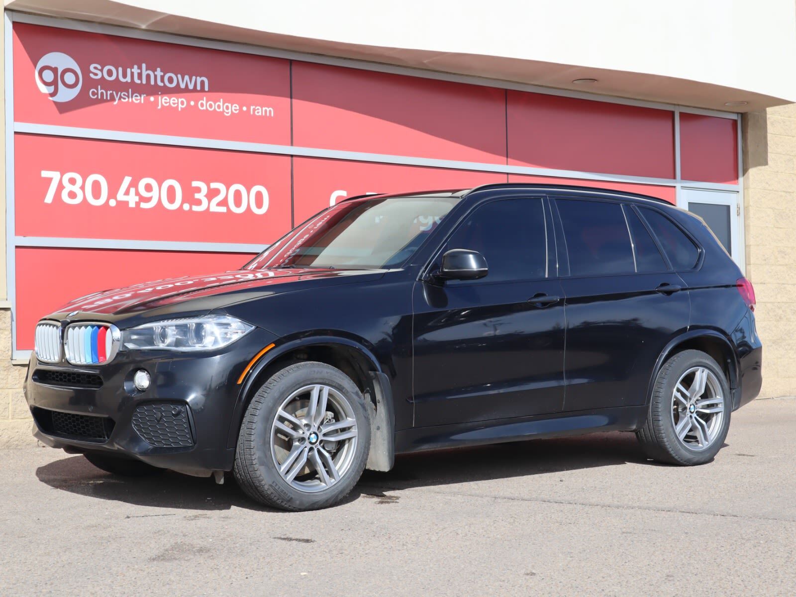 2014 BMW X5 XDRIVE 50I IN BLACK EQUIPPED WITH A 445HP TWIN TUR