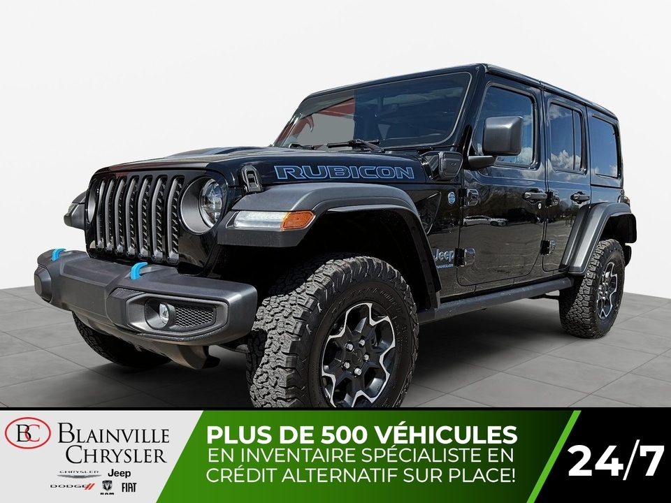 2023 Jeep Wrangler RUBICON 4XE RECHARGEABLE DÉMARREUR MAGS GPS