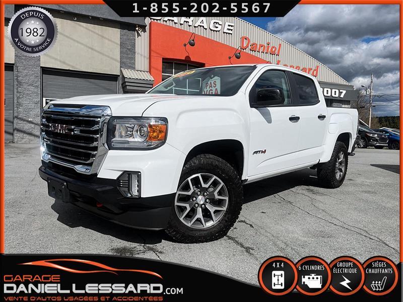 2021 GMC Canyon AT4 CREW CAB 4WD 3.6 L BOITE 5', MAGS 17''