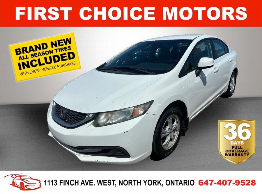 2013 Honda Civic LX ~AUTOMATIC, FULLY CERTIFIED WITH WARRANTY!!!~