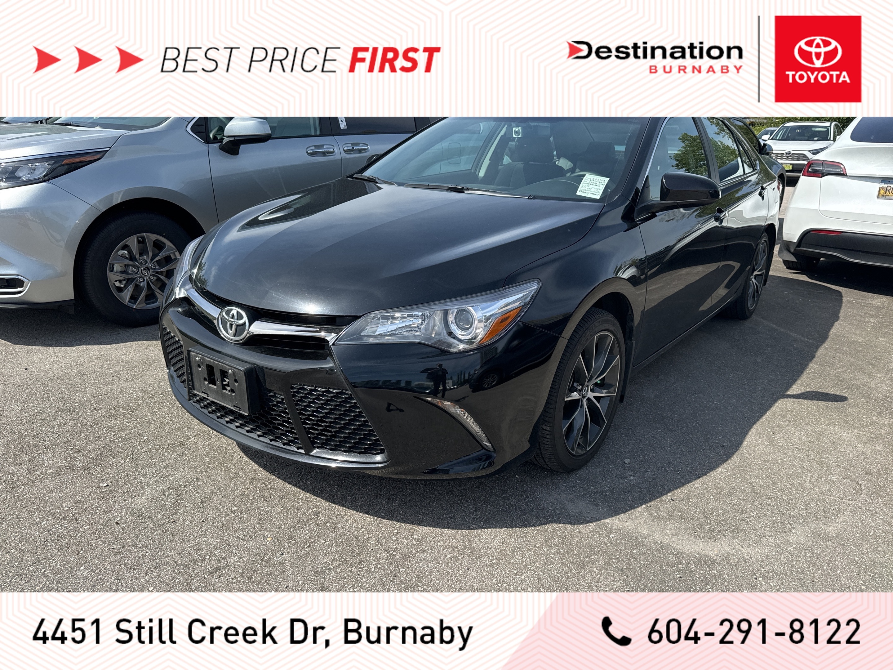 2017 Toyota Camry XSE Fully Equipped! Low KM! Toyota Certified!