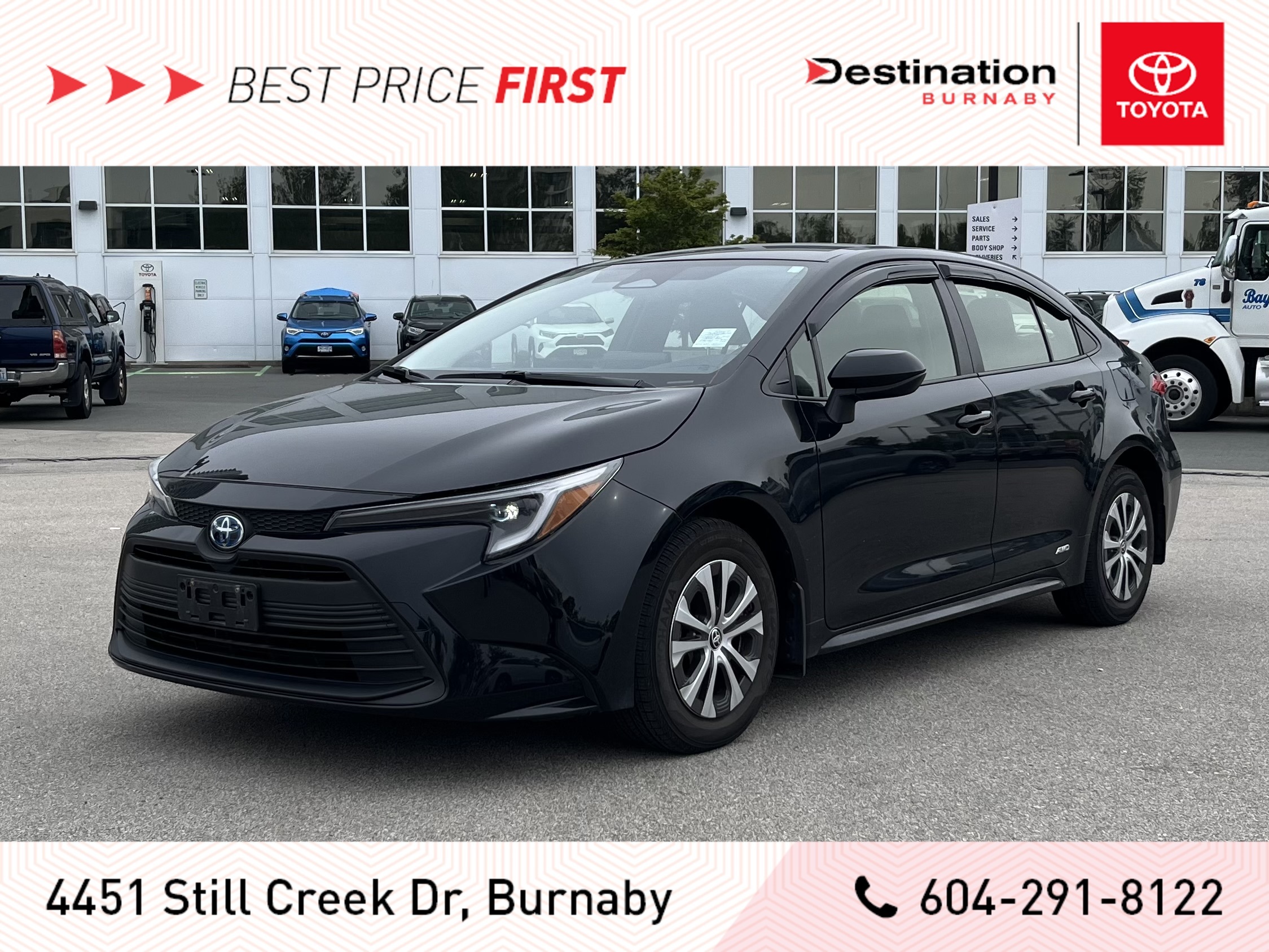 2023 Toyota Corolla Hybrid LE AWD, Low Kms, No accidents