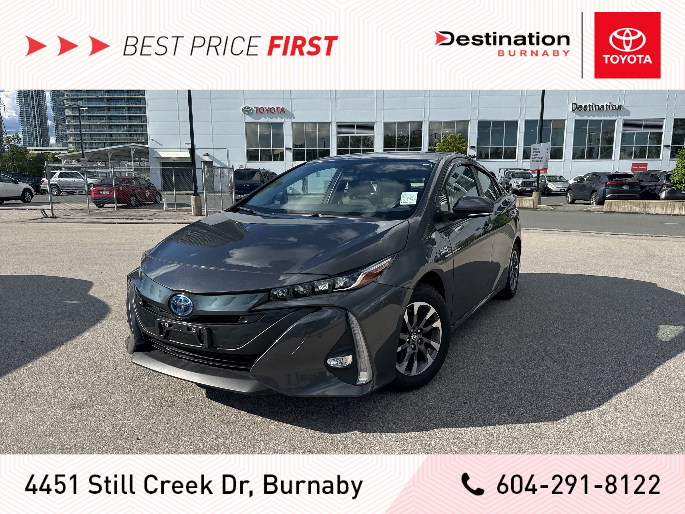 2021 Toyota Prius Prime Upgrade Trim! Toyota Certified! Pay 5% Tax Only!