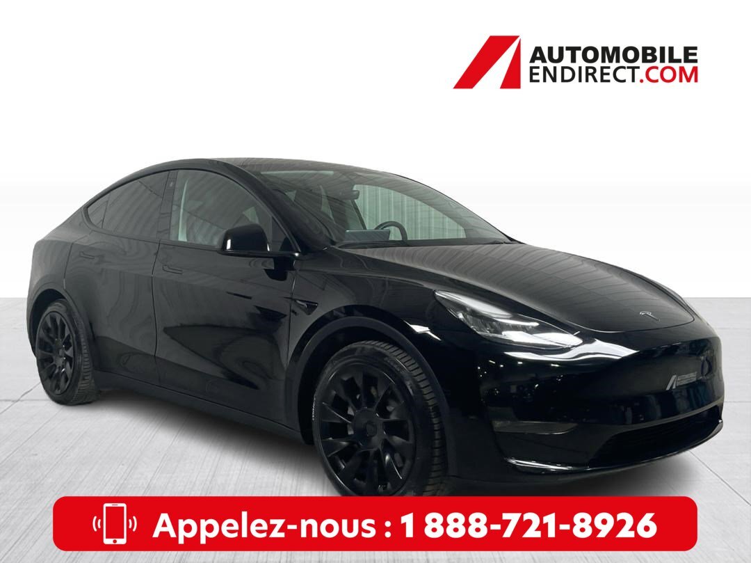 2022 Tesla Model Y Long Range Dual motor AWD Cuir Toit vitré Mags 20'