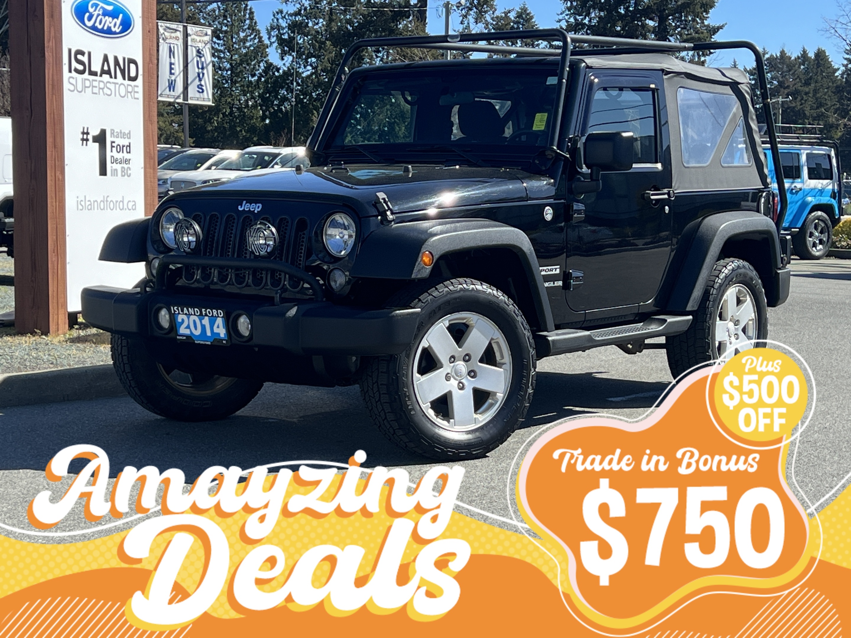 2014 Jeep Wrangler No Accidents | 1 Owner | Sport