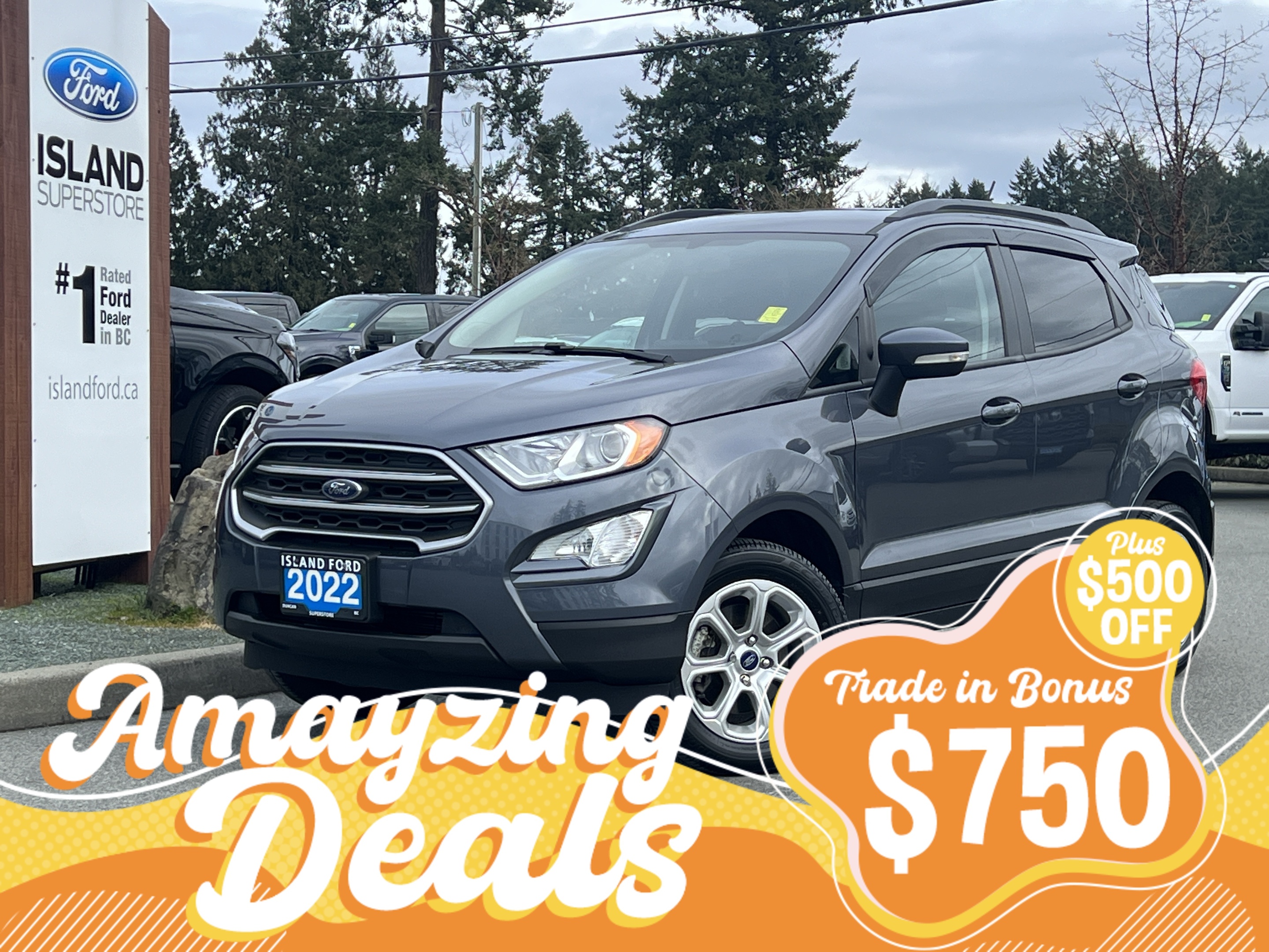 2022 Ford EcoSport SE | No Accidents | AWD