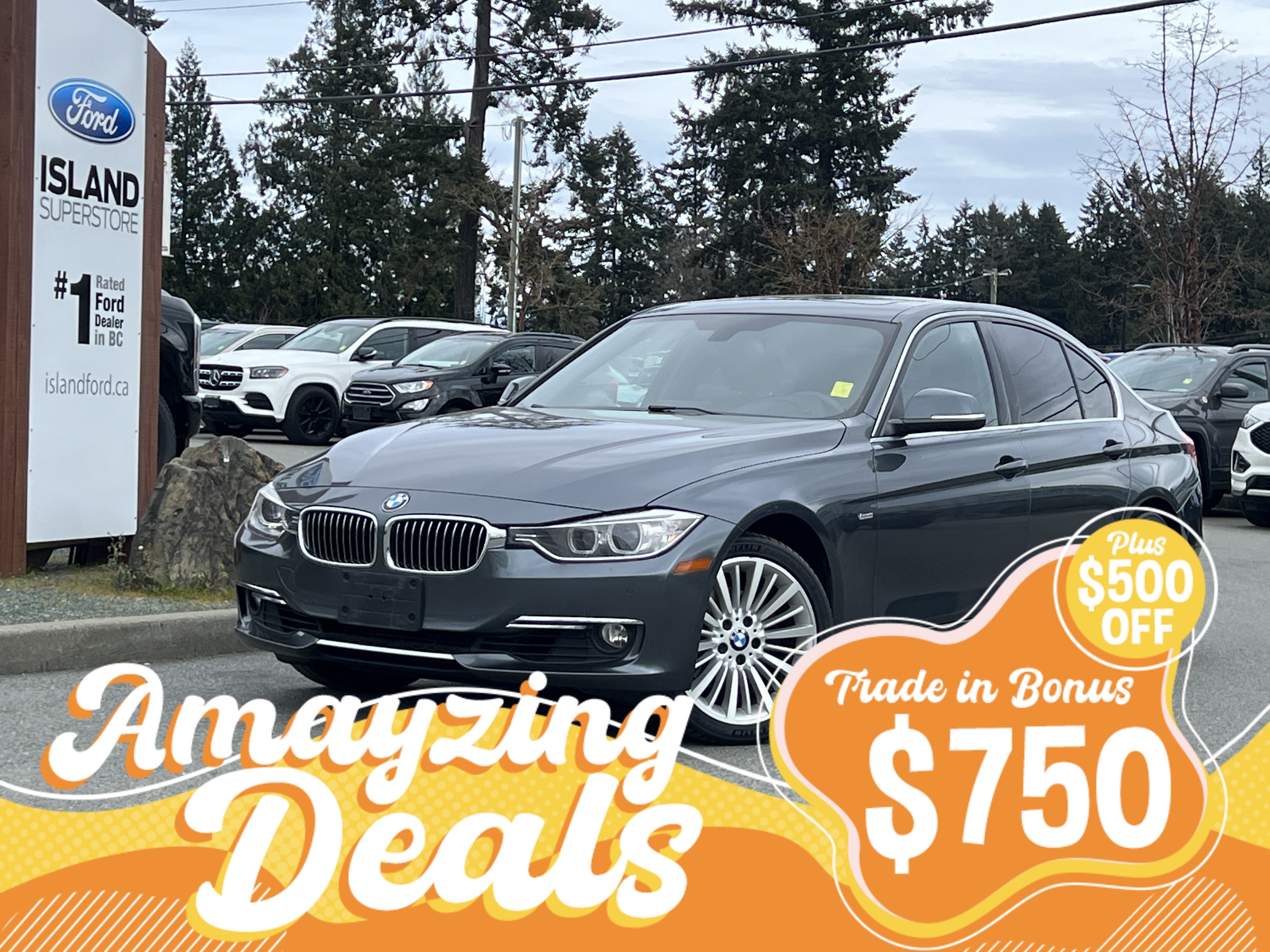 2015 BMW 3 Series No Accidents |  Moonroof | AWD