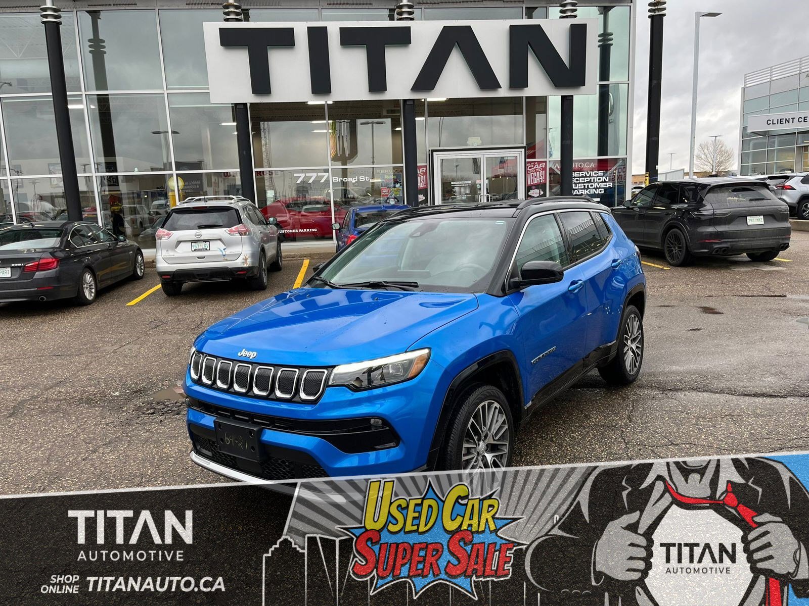 2022 Jeep Compass Limited 4x4 | Nav | Cooled Leather | Htd Steering 
