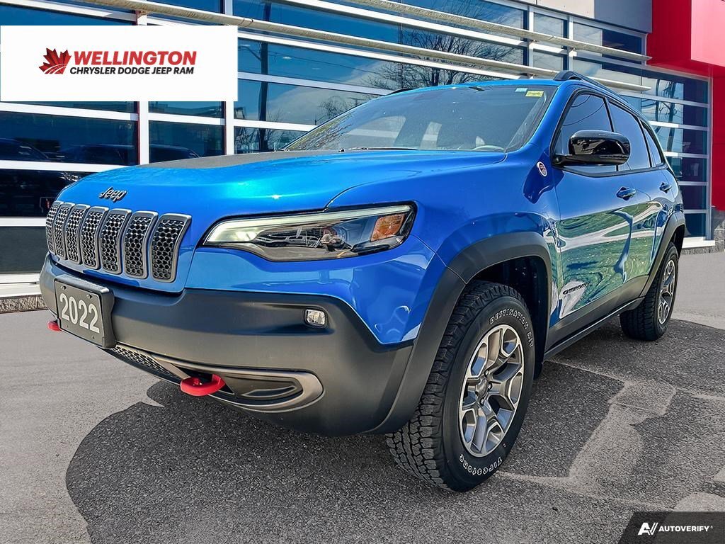 2022 Jeep Cherokee Trailhawk Elite | Leather | Pano Roof | Low Kms |