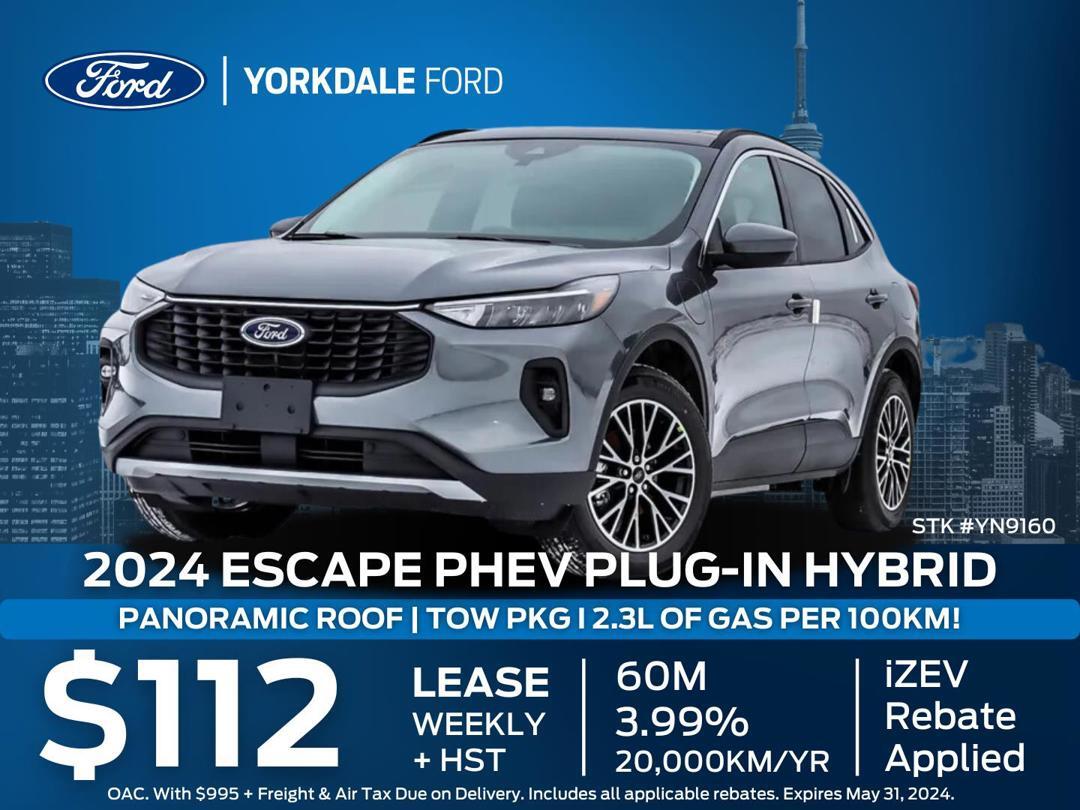 2024 Ford Escape PHEV - PLUG-IN HYBRID<br/>