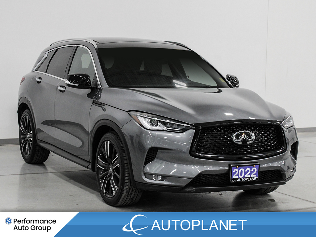 2022 Infiniti QX50 Luxe AWD, Back Up Cam, Pano Roof, Heated Seats!