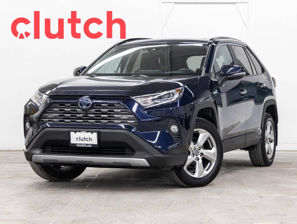 2019 Toyota RAV4 Hybrid Limited w/ Apple CarPlay, Bluetooth, 360 De