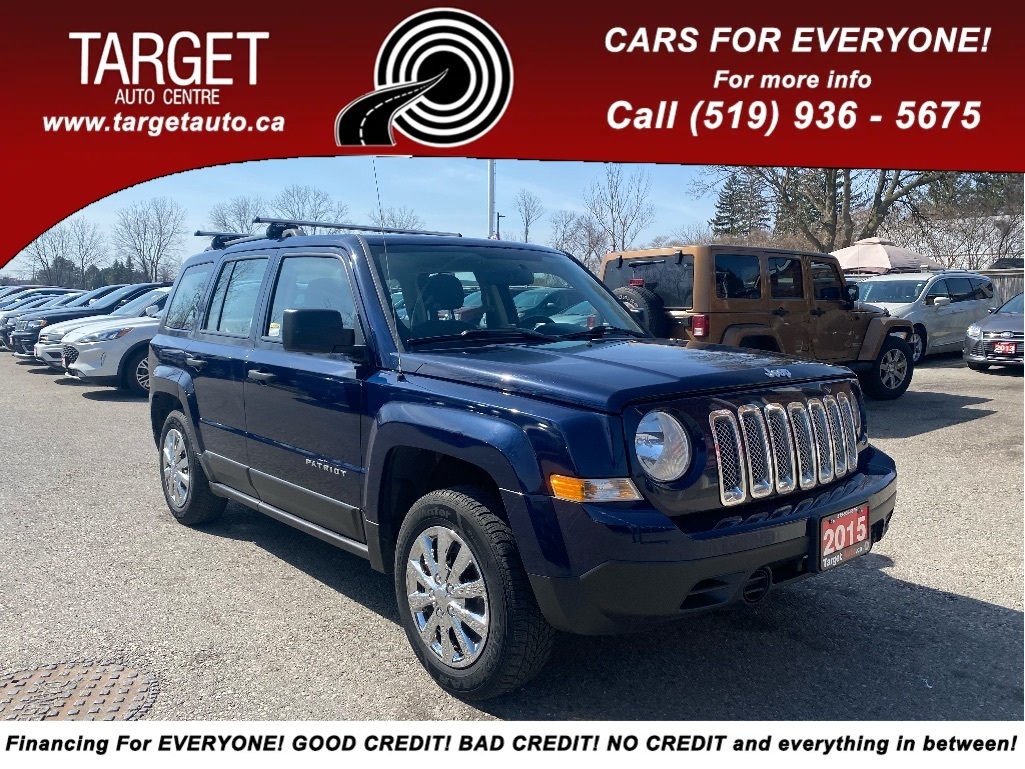 2015 Jeep Patriot Sport. Extra tires on steel rims!  Drives great!