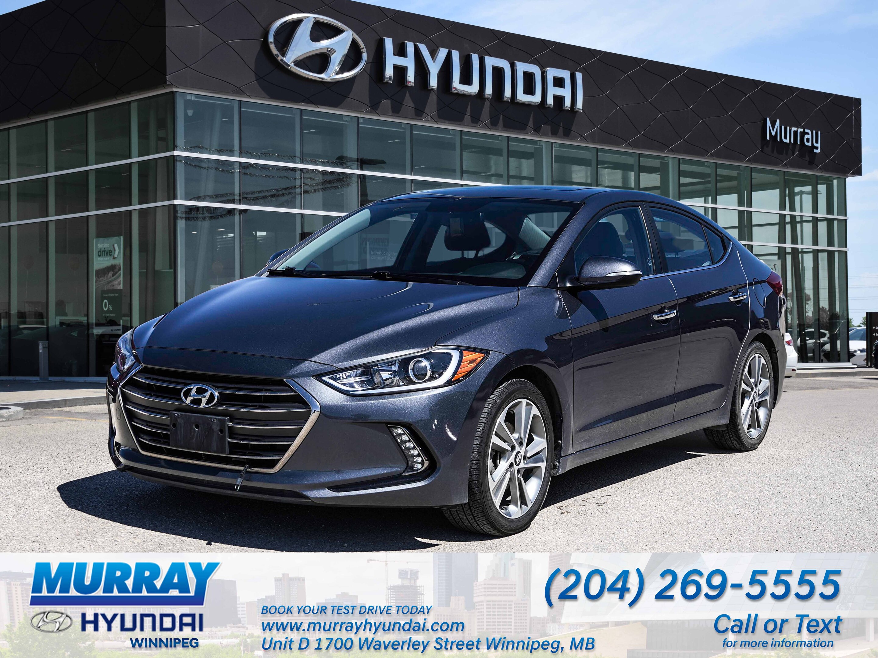 2017 Hyundai Elantra Limited with Memory Seat and Hands-free Trunk