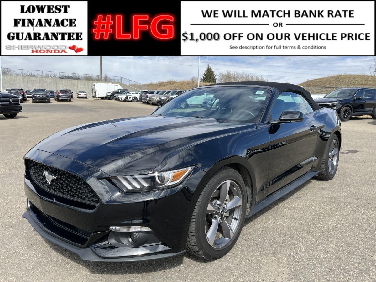 2017 Ford Mustang 2dr Conv V6 | REMOTE START | LOW KMS | NO ACCIDENT