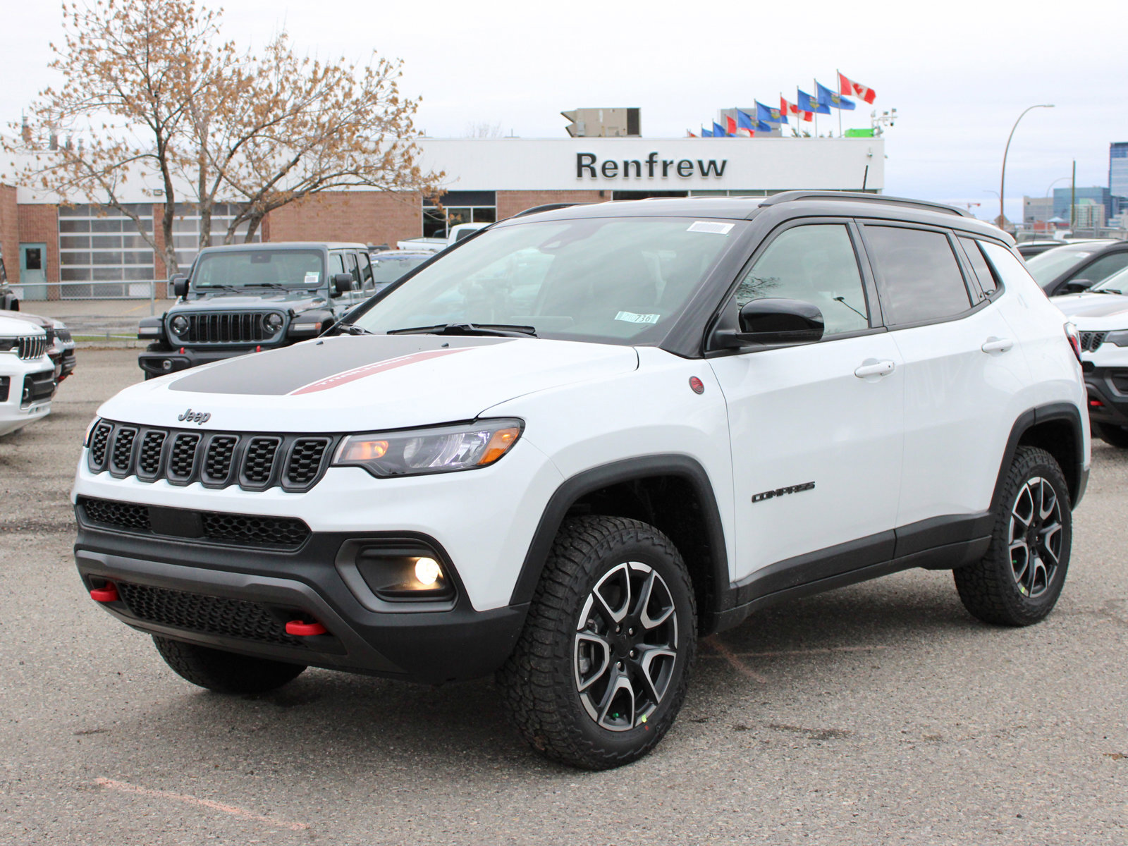 2024 Jeep Compass Trailhawk 4x4, Remote Start, Heated Leather