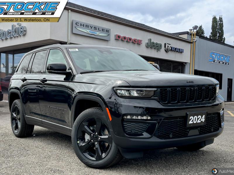 2024 Jeep Grand Cherokee Limited  Pano Sunroof Trailer Tow Black Appearance