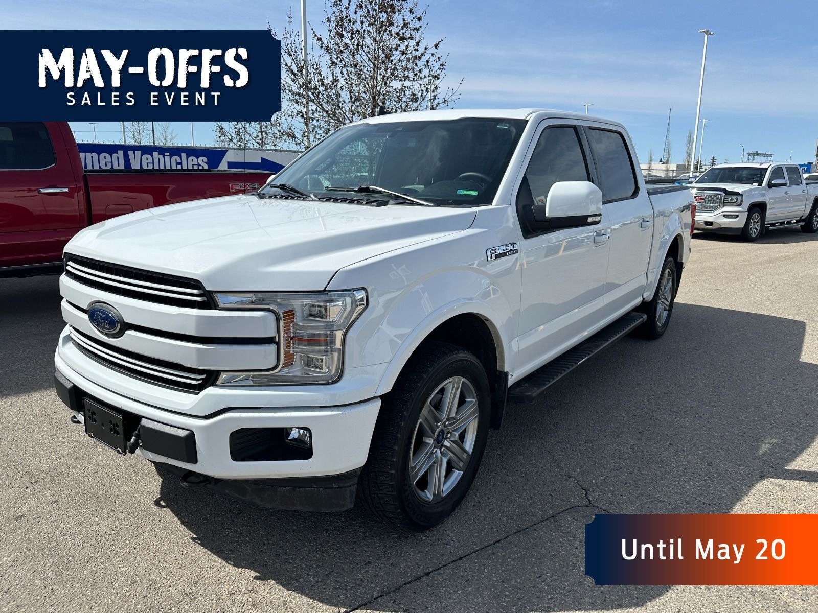 2019 Ford F-150 2.7L ECOBOOST ENG, LARIAT, TWIN MOONROOF, TECH PKG
