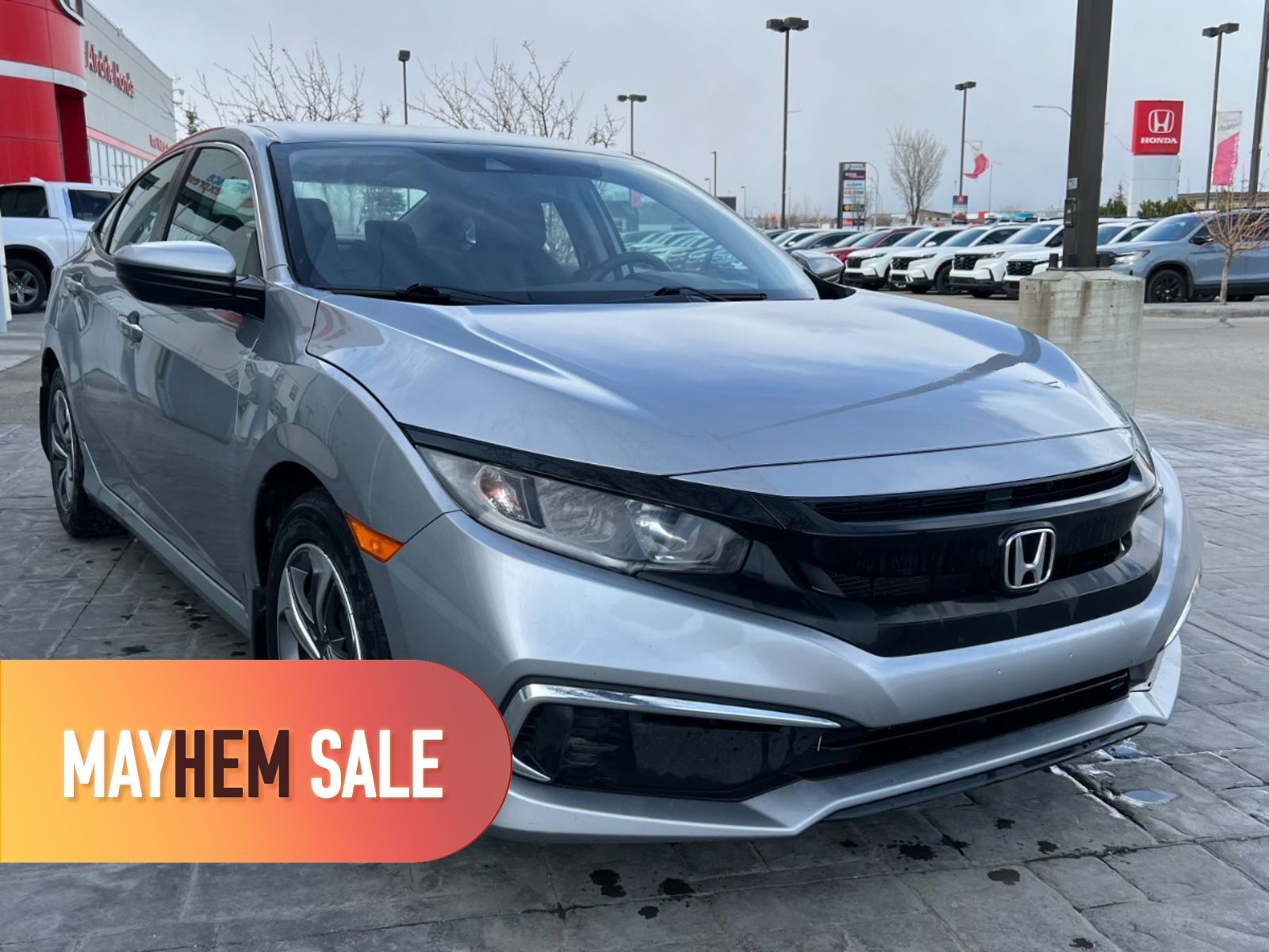 2019 Honda Civic Sedan LX: Certified Pre Owned, No Accidents,  Bluetooth,