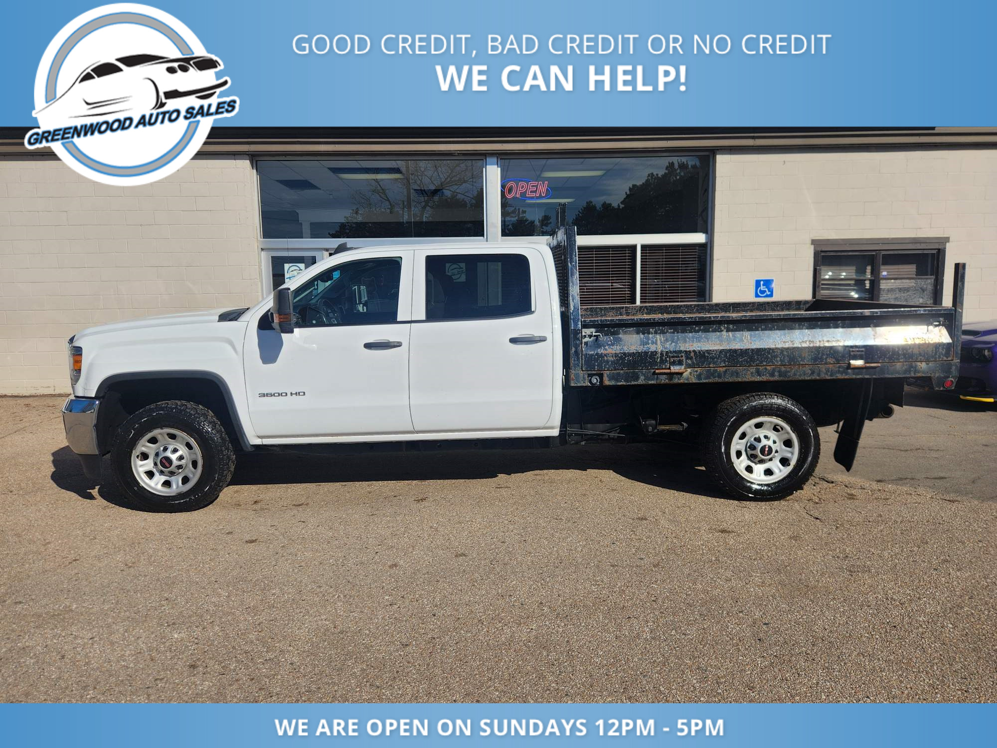 2018 GMC Sierra 3500HD CLEAN CARFAX, GREAT PRICE, READY TO WORK, LEASING 