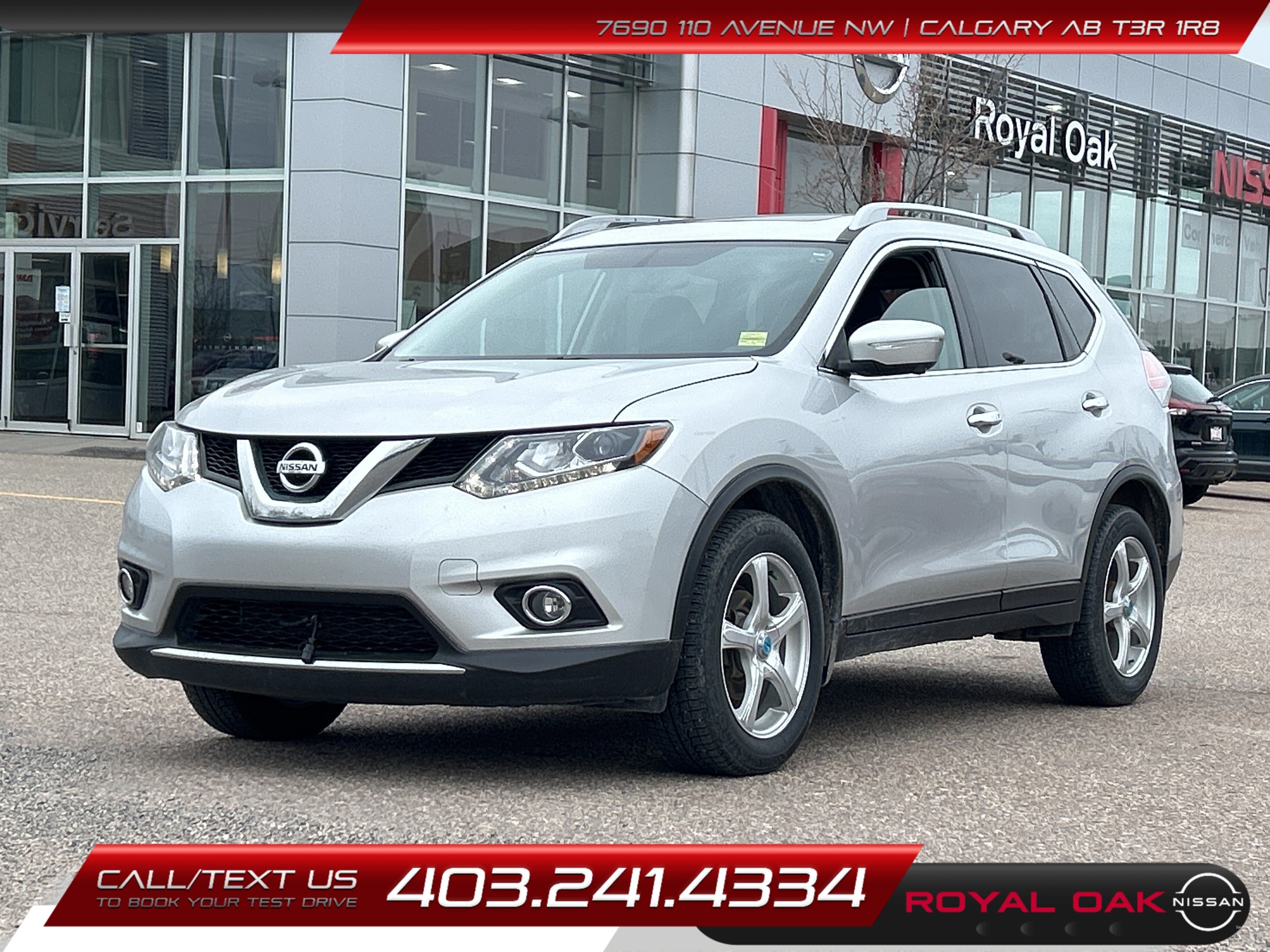 2015 Nissan Rogue AWD 4dr SL - Leather / Sunroof