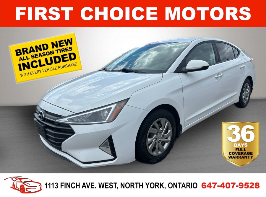 2019 Hyundai Elantra ESSENTIAL ~AUTOMATIC, FULLY CERTIFIED WITH WARRANT