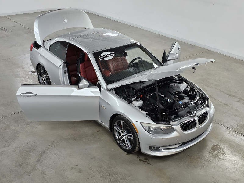 2011 BMW 3 Series 	335I CABRIOLET TOIT DUR*CUIR ROUGE AUTOMATIQUE	