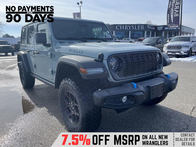 2024 Jeep Wrangler 4xe Sport S WILLYS PACKAGE I FRONT HEATED SEATS I SPOR