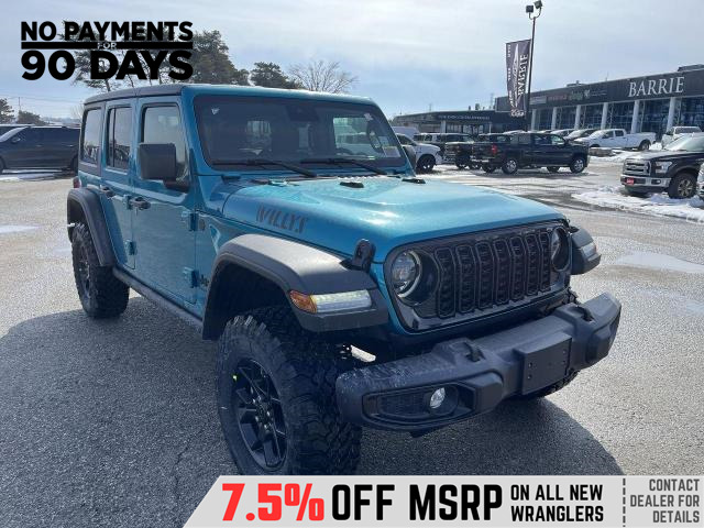2024 Jeep Wrangler Sport WILLYS PACKAGE I FRONT HEATED SEATS I GLOSS 