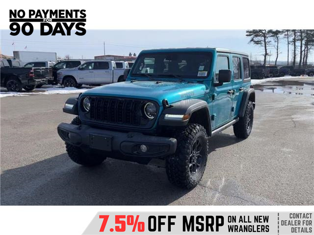 2024 Jeep Wrangler Sport WILLYS PACKAGE I FRONT HEATED SEATS I GLOSS 