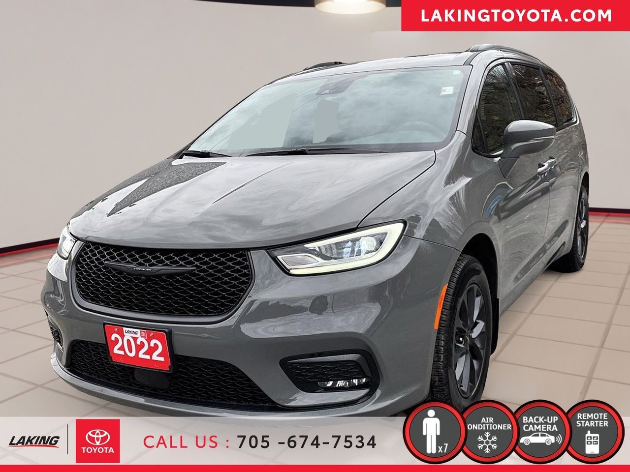 2022 Chrysler Pacifica Touring AWD 3rd Row Seating (7 Passenger) This Pac