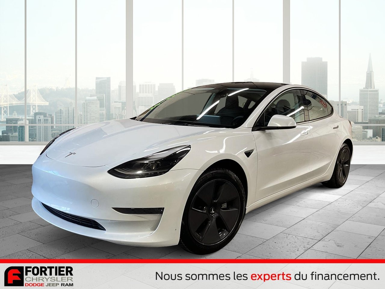 2023 Tesla Model 3 SR + 430 KM AUTONOMIE + CU GPS + HEATED SEATS + HE