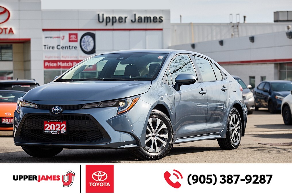 2022 Toyota Corolla Hybrid, ONLY 49480 kms, Save on Gas!! Local Trade 