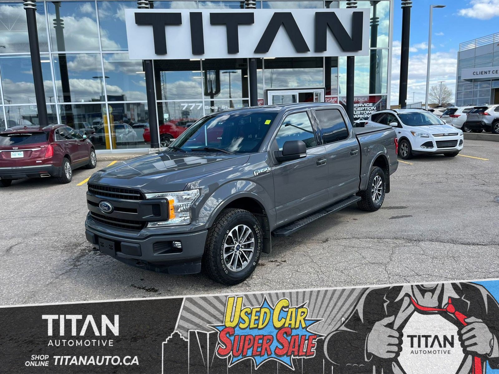 2018 Ford F-150 XLT 4x4 SuperCrew 2.7L | Side Steps | Tow Pkg | To