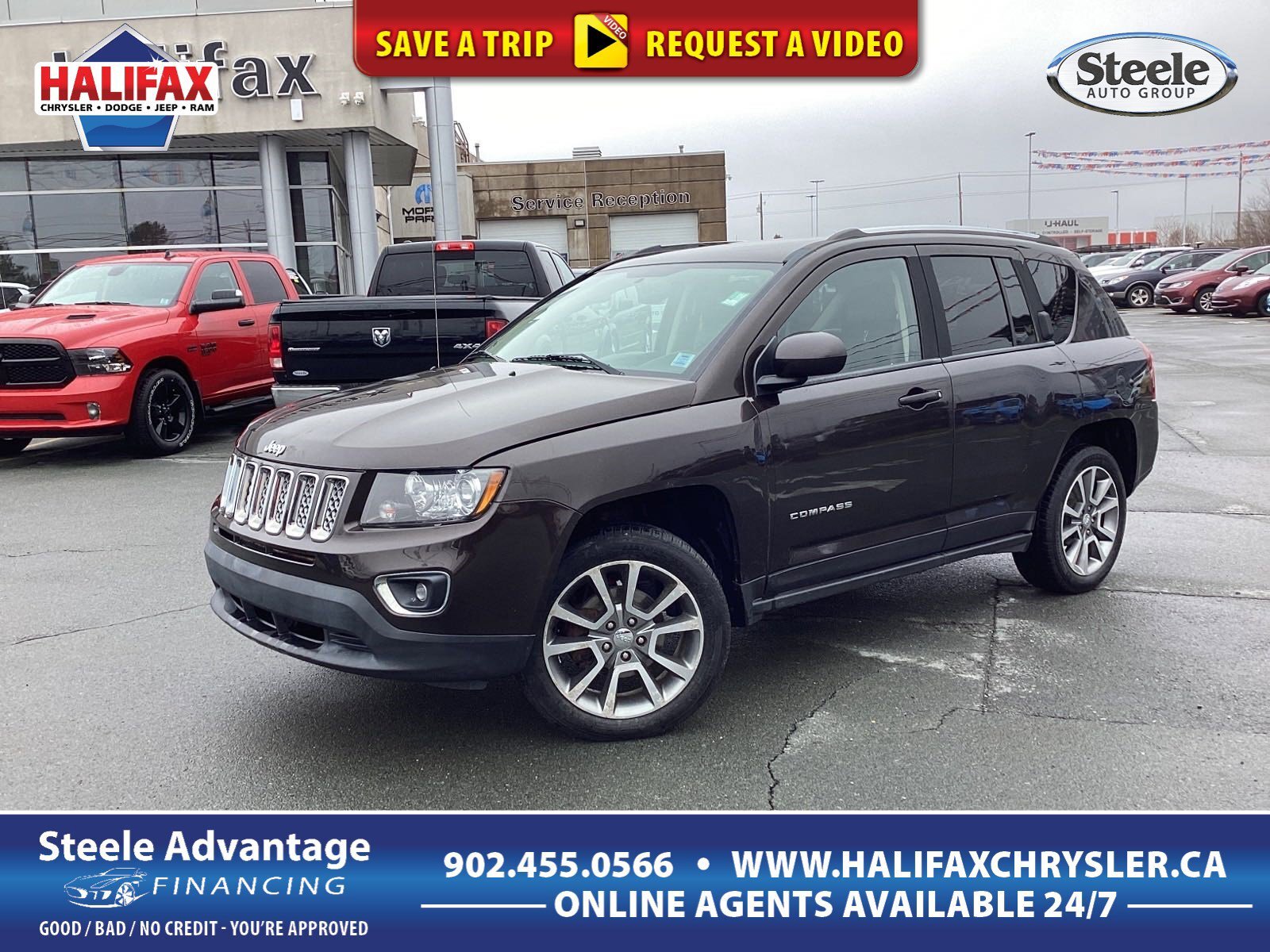 2014 Jeep Compass Limited - LOW KM, HEATED LEATHER SEATS, POWER EQUI