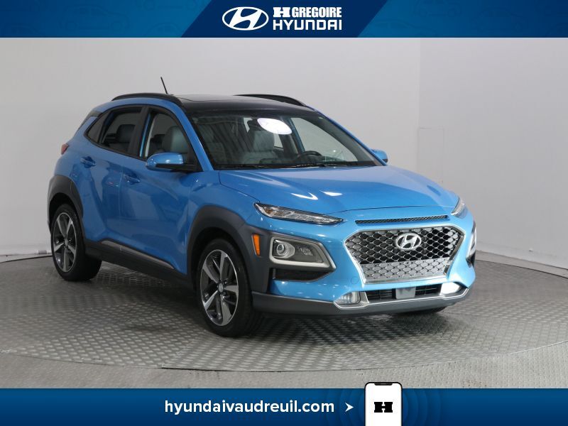 2018 Hyundai Kona Ultimate| TOUT ÉQUIPÉ| Cuir | Toit | 1.6T | WoW!