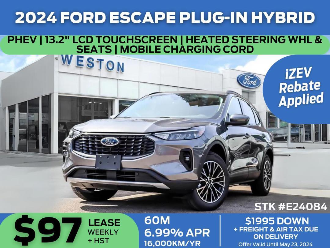 2024 Ford Escape Plug-in Hybrid - PHEV FWD