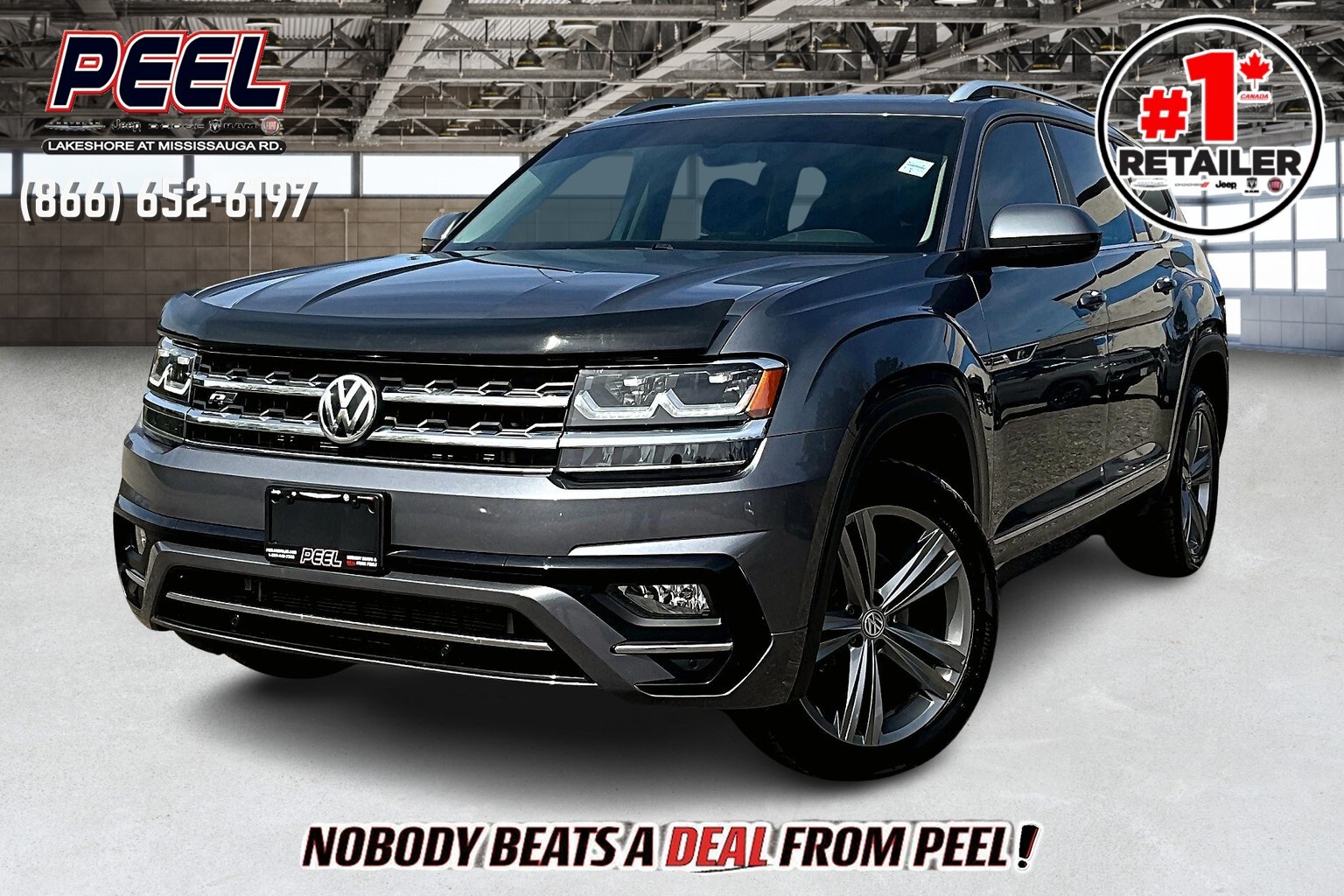 2019 Volkswagen Atlas Highline R Line | 6Seat | Leather | PanoRoof | AWD