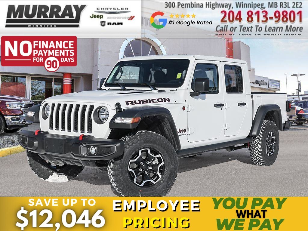 2023 Jeep Gladiator Rubicon 4x4 **291 B/W+TAXES LEASE SPECIAL