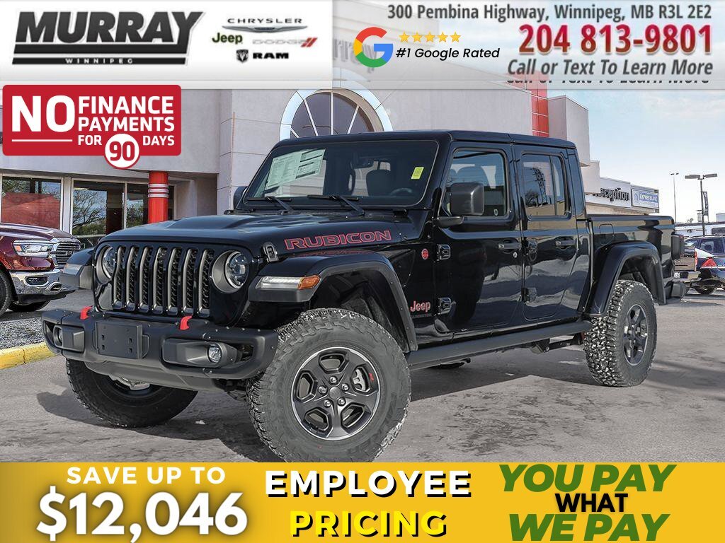 2023 Jeep Gladiator Rubicon 4x4 **$344BW + Taxes Lease Special**