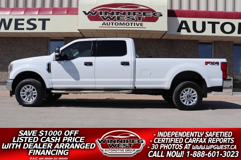2019 Ford F-350 FX4 6.2L V8 4X4 , 8FT BOX, WELL EQUIPPED & CLEAN!!