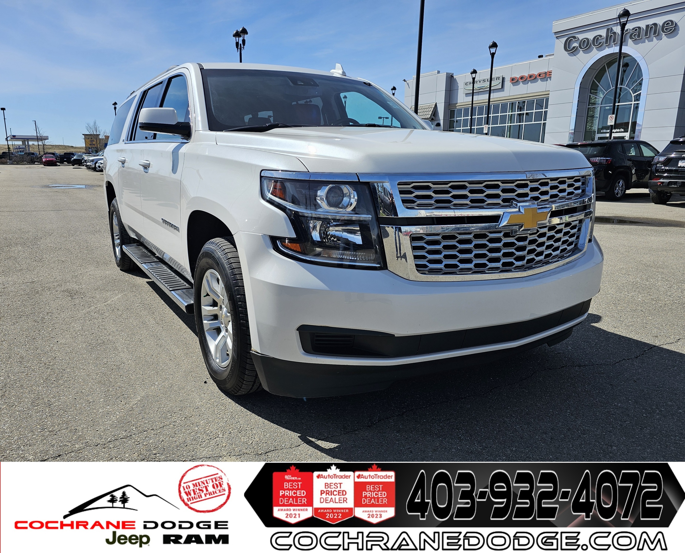 2019 Chevrolet Suburban 1500 LT 4X4 8 Seater with DVD- Great Shape!