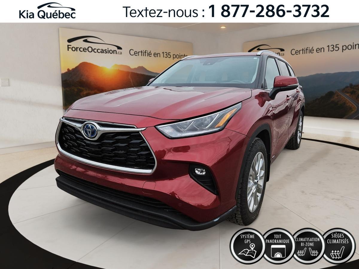 2023 Toyota Highlander Hybrid LIMITED * AWD* TOIT PANO* GPS* SIEGES VENTILES*