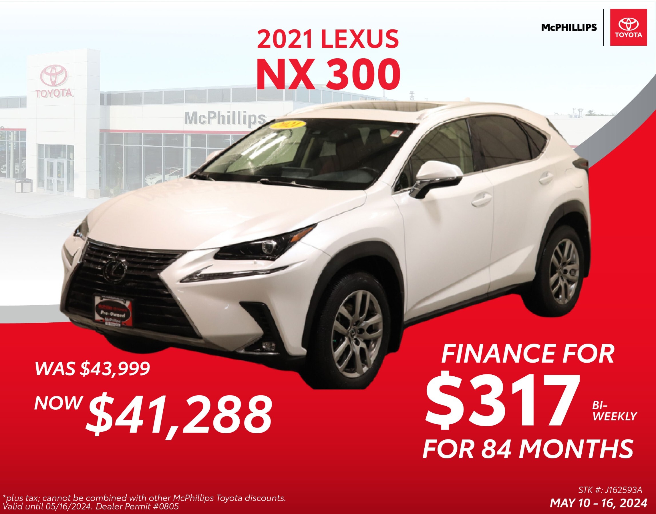 2021 Lexus NX 300 AWD | HTD SEATS | PWR SUNROOF | RED LEATHER