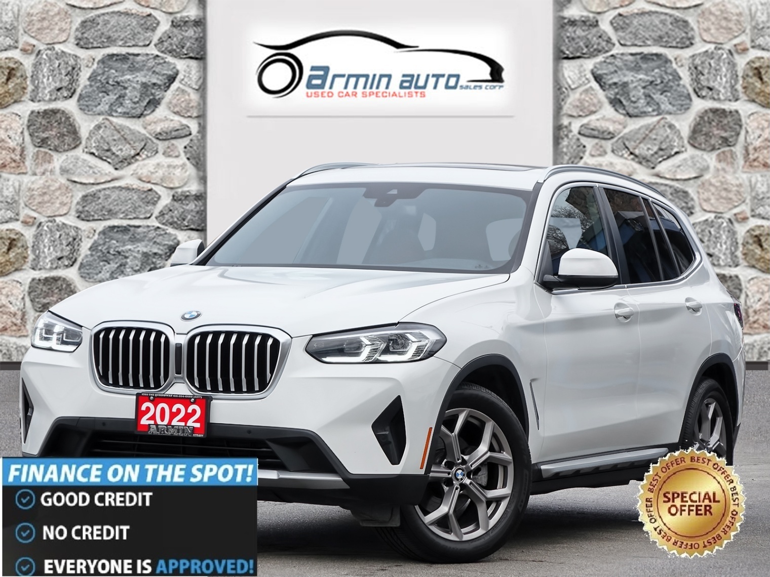 2022 BMW X3 XDrive30i | NAV | BLINDSPOT | INTEL KEY | PANO |