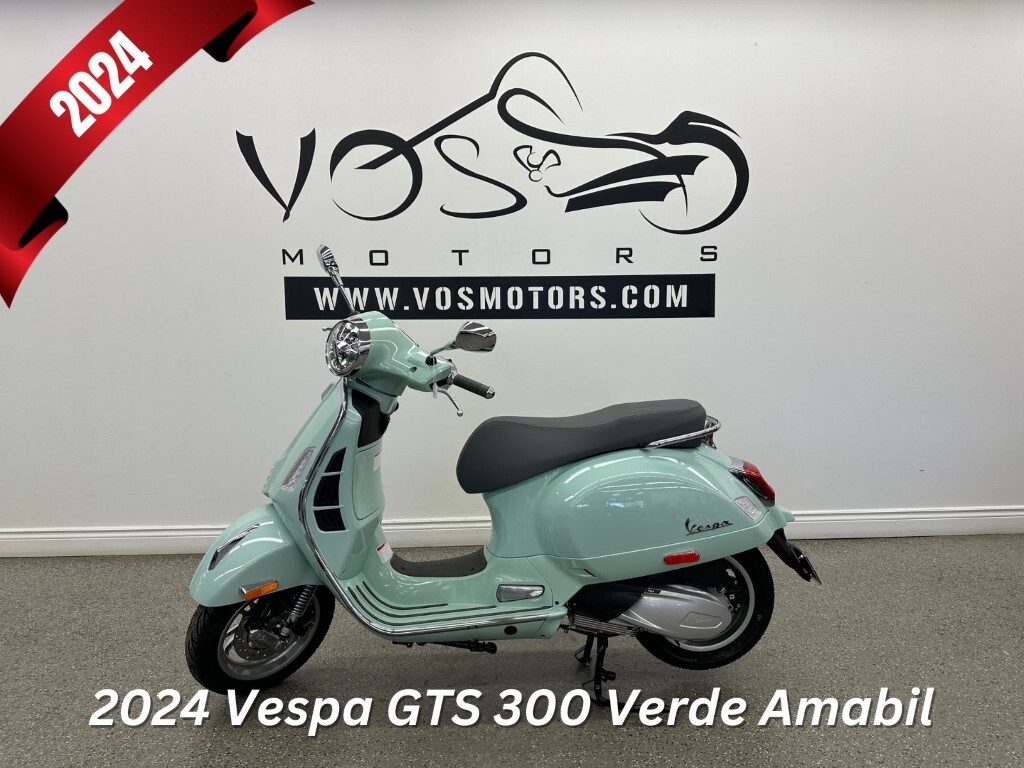 2024 Vespa GTS 300 GTS 300 Verde Amabil - V6076 - -No Payments for 1 