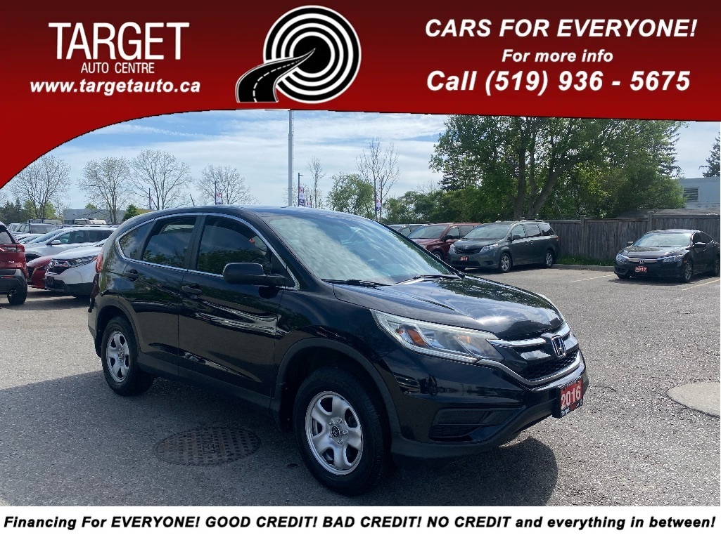 2016 Honda CR-V LX. Includes winters on steels! Drives great!