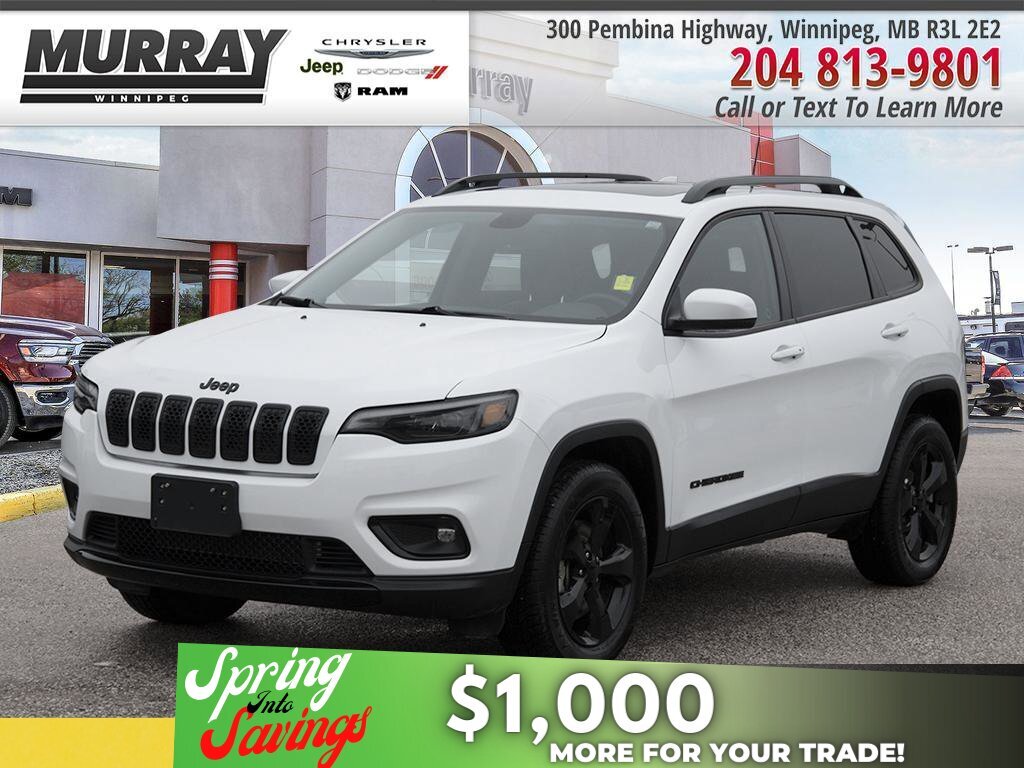 2021 Jeep Cherokee Altitude 4x4 | ONE OWNER | CLEAN CARFAX | LEATHER