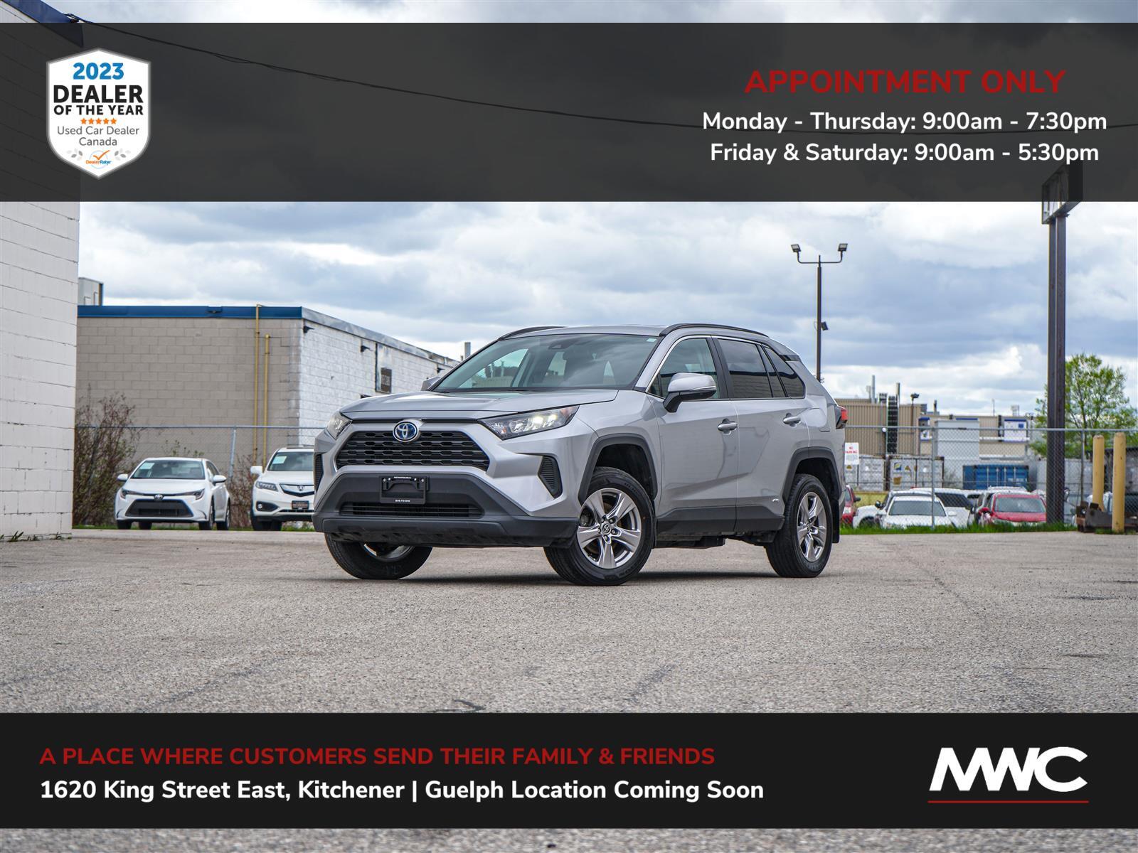 2022 Toyota RAV4 HYBRID LE | AWD | IN GUELPH, BY APPT. ONLY