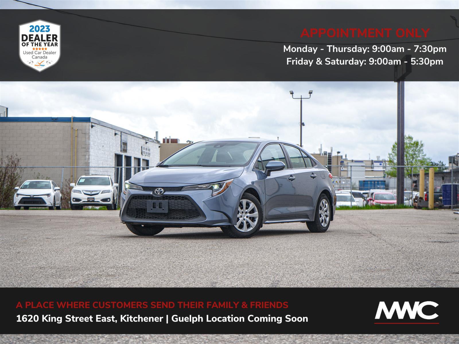 2020 Toyota Corolla LE | IN GUELPH, BY APPT. ONLY